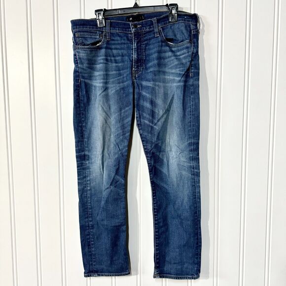 MADEWELL Jeans Men Size 36X30 Straight Leg Low Rise Button Front Cotton 5 Pocket